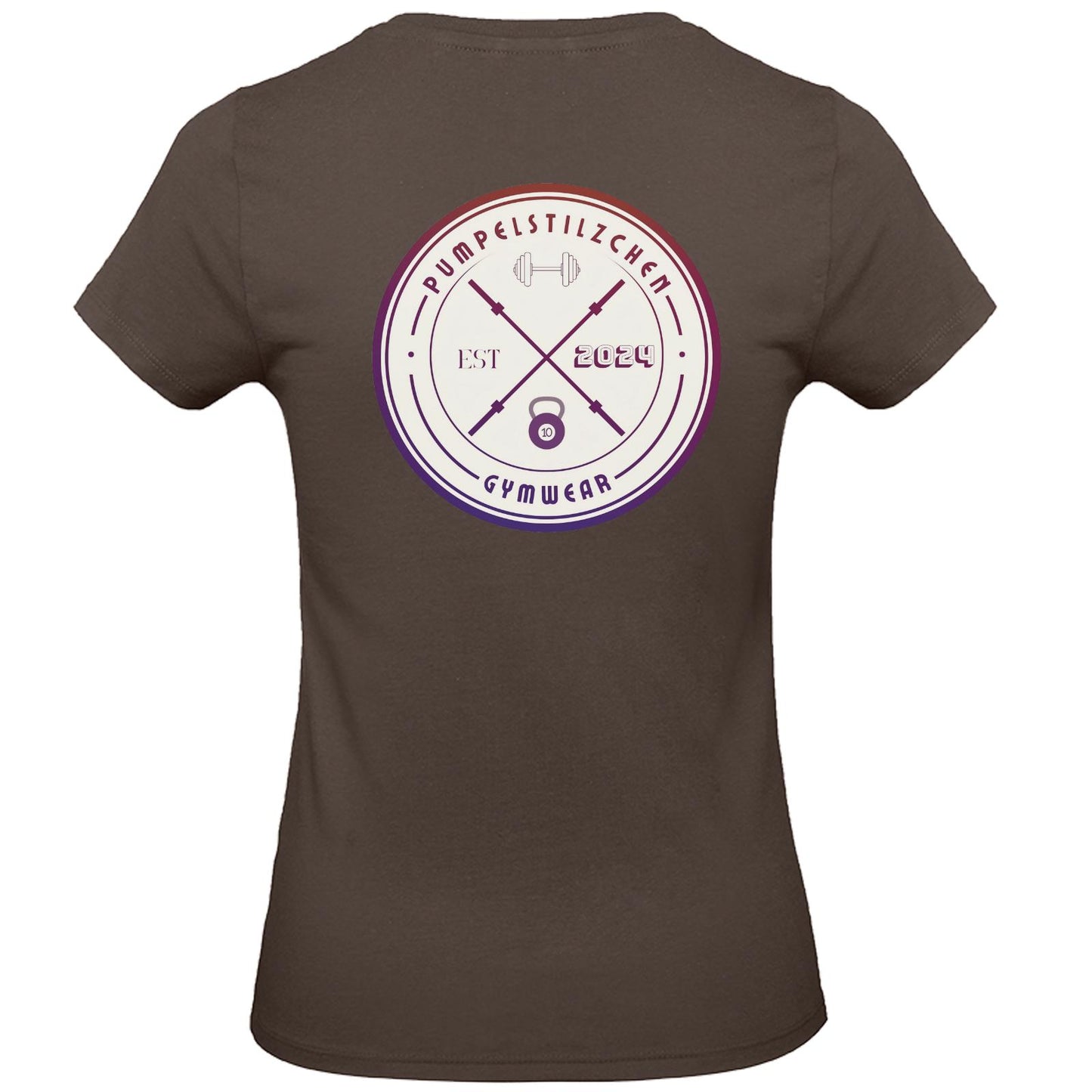 Basic Ladies Premium Shirt - Pumpelstilzchen Coloured Logo Back