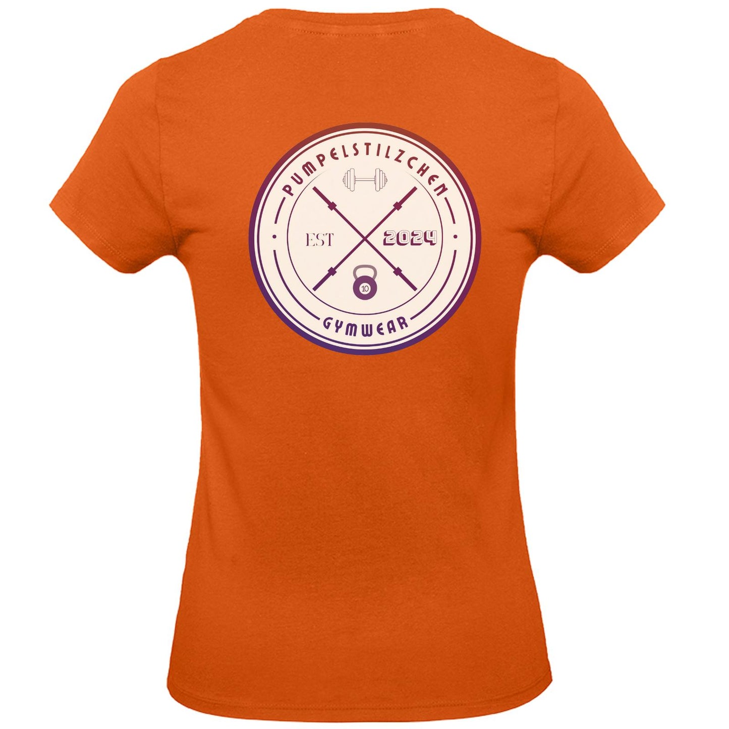 Basic Ladies Premium Shirt - Pumpelstilzchen Coloured Logo Back
