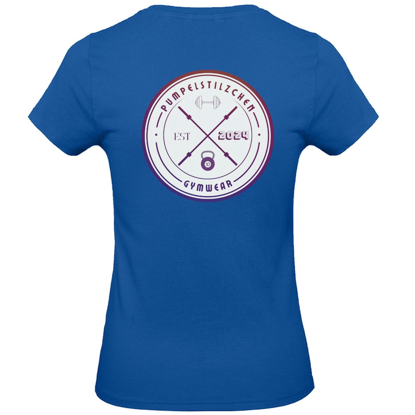 Basic Ladies Premium Shirt - Pumpelstilzchen Coloured Logo Back