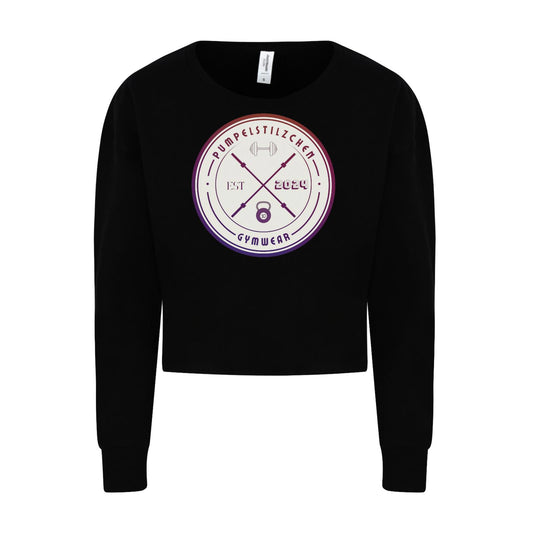 Womans Cropped Sweat - Pumpelstilzchen Coloured Logo