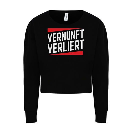 Womans Cropped Sweat - Vernunft verliert