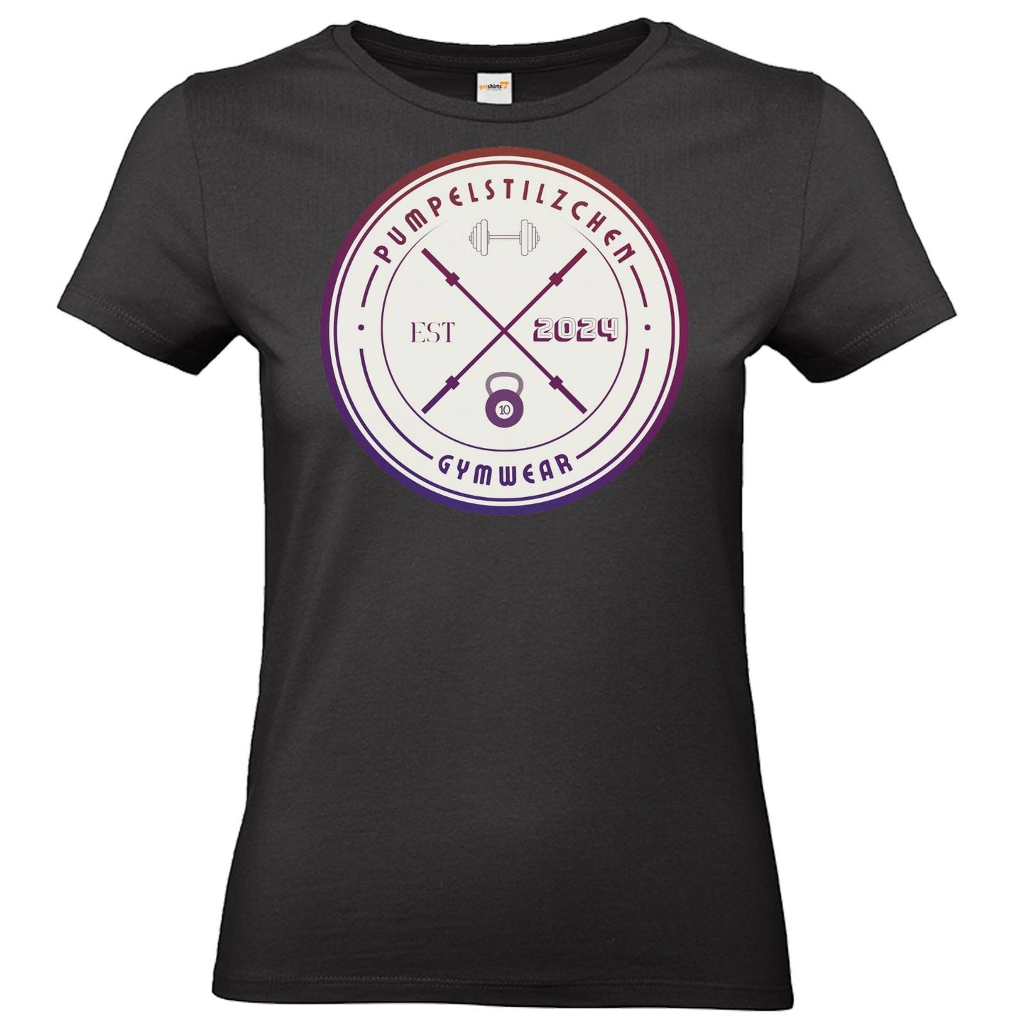 T-Shirt Damen Premium FAIR WEAR - Pumpelstilzchen Coloured Logo